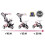 Tricycle ?volutif Smoby Baby Driver Plus - Rose 4