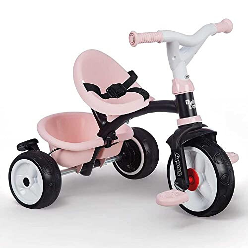 Tricycle ?volutif Smoby Baby Driver Plus - Rose 1