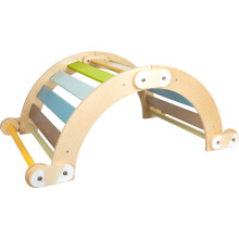 small foot Climbing Seesaw "Adventure", exercise game for children, wood, multifunctional, for ages 3+ years. No. 12239