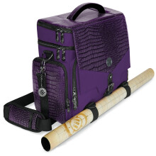 ENHANCE Collector's Edition RPG Adventurer's DnD Bag - Dragon Hide Exterior Travel RPG Bag with Tabletop Miniatures Storage Vault, Mat Holder, DnD