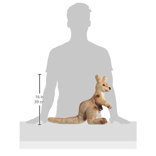 Steiff Steiff Kango Kangaroo With Baby (Beige), 064623 2