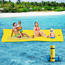 CTSC Floating Mat, Floating Water Mat, Water Trampoline for Children and Adults, Tear-Resistant 3-Layer XPE Foam Mat, A Great Companion for Boat Trips