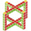 Geomag Geomag Magicube 129 - Magnetic cubes, Multicoloured, 64 Piece Set 3
