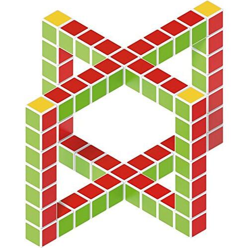 Geomag Geomag Magicube 129 - Magnetic cubes, Multicoloured, 64 Piece Set 2