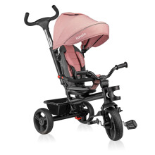 LIONELO Haari 2in1 Kids Tricycle Stroller for toddlers 1-5 Years Up to 25kg Parent steering control Swivel seat Three wheeler Bike Harness Canopy