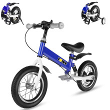 YBIKE 2 in 1 Kids Bike, 14 Inch Kids Balance Bike for 2-7 Years Old, Balance Bike with Pedals, Shock Absorber, Fenders, Brakes, Adjustable Handlebars