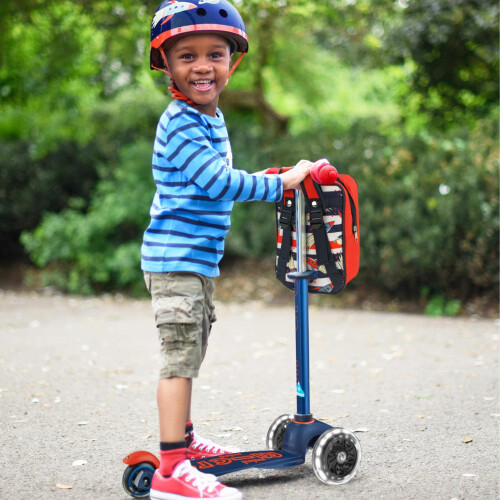 Micro Scooters | Mini Micro Deluxe LED Children's Scooter | Handlebar Adjustable & Foldable | Extra Grippy Deck | Weather Tested Stem | Light Up 1