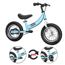 Qiani Balance Bike 2 in 1 for Toddlers,Kids 2 3 4 5 6 7 Years Old,Balance to Pedals Bike,12 14 16 inch Kids Bike,with Pedal kit,Stabilisers,Brakes