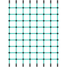 BeneLabel Climbing Frame, Climbing Cargo Webbing Net Nylon Rope Ladder with Harware Set for Outdoor Playset, Kids Swing, Playground, Treehouse