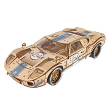UGEARS UGT-24 Endurance Racer 3D Puzzle - 1:12 Scale Mechanical Wooden Model Kits for Adults to Build - Sports Car Model Building Kits - Advanced