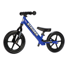 Strider 12? Sport Bike, Blue - No Pedal Balance Bicycle for Kids 18 Months to 5 Years - Includes Safety Pad, Padded Seat, Mini Grips & Flat-Free Tires
