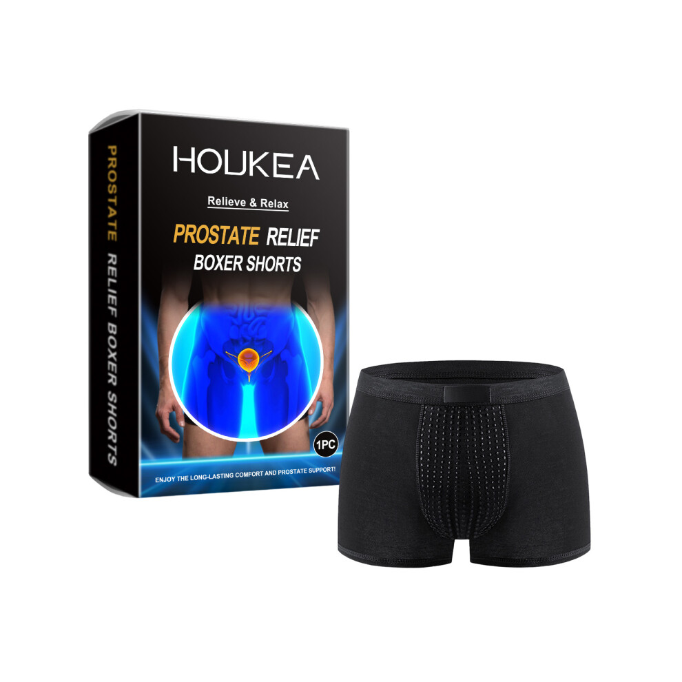 Houkea Men's Boxer Briefs - High Stretch, Breathable, Anti-Wear Sports Underwear