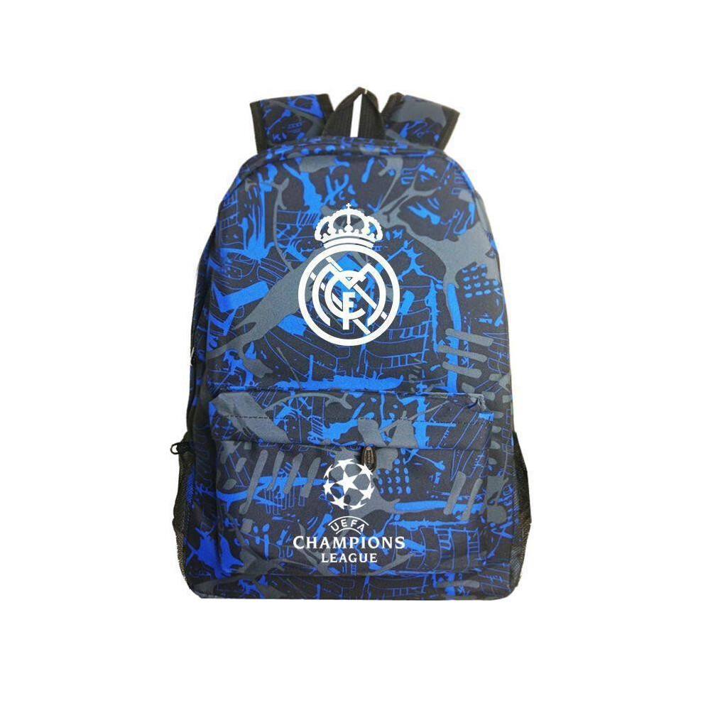 (Madrid) United Lfc Manchester Real Madrid Shoulder Bag Fan Backpack Student Schoolbag