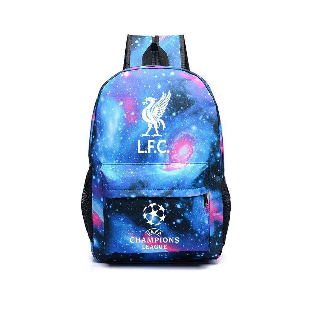 (LFC B) United Lfc Manchester Real Madrid Shoulder Bag Fan Backpack Student Schoolbag
