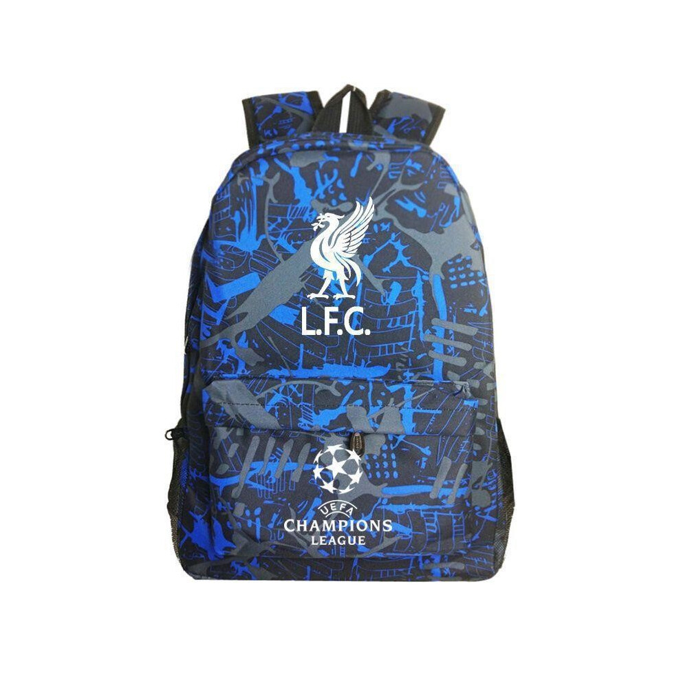(LFC) United Lfc Manchester Real Madrid Shoulder Bag Fan Backpack Student Schoolbag