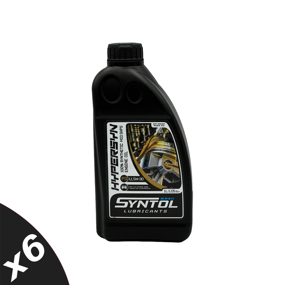 5W30 Fully Synthetic Long Life Engine Oil Api Sn Cf Acea C3 Vw 504/507 6X1l 5056820576121