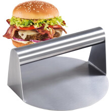 Burger Smasher 304 Stainless Steel Burger Press Easy To Use – 5.5 Inch Round Burger Maker - Burger Press For Bbq Steak Grill Cooking