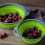 Colander Set, Kitchen Foldable Silicone Filter, Silicone Colander Easy To Clean, 2 Sizes (S+L) (Green) 2