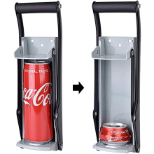 Can Crusher & Bottle Opener - Heavy Duty 16 Oz 2 In 1 Aluminium Drinking Tin Can Recycle Tool For Recycling Beer Soda Cans, Crushed Soda Cans Beer
