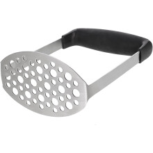 Stainless Steel Food Masher, Meat Food Masher With Non Slip Handle For Mashed Potato, Vegetable And Fruit
