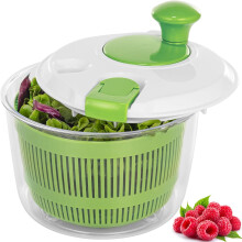 Salad Spinner Salad Washer And Spinner, Vegetable Spinner With Washing Basket Household Fruit Drainer Salad Dryer