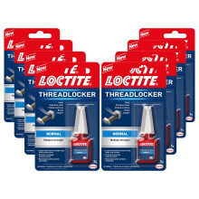 Loctite Medium Strength Easy to Use Threadlocker Transparent Adhesive 5g, 8 Pack