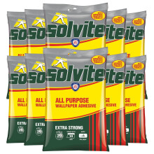 Solvite All-Purpose Extra Strong Wallpaper Adhesive, 10 Sachets (approx 100 rolls)