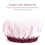 Extra Large Shower Cap, Bowknot Double Layer Reusable Bath Hair Caps with Silky Satin 6