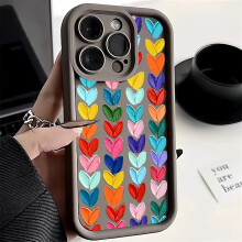 (3, For iPhone 11Pro Max) Oil Painting Love Silicone Phone Case for IPhone 11 12 13 14 15