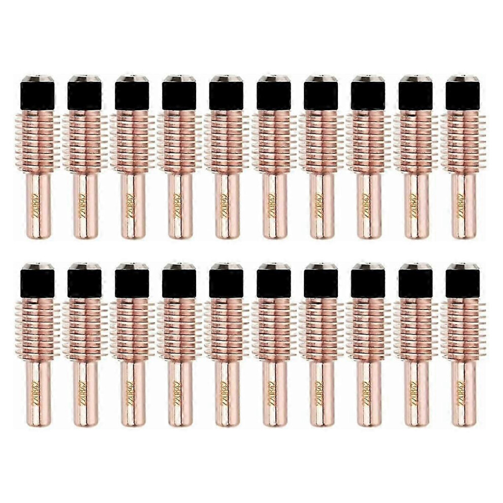 (As Show, One Size) 20Pcs 220842 Plasma Electrodes Compatible With Compatible With Plasma Consumable Cutting Torch 45Xp/65/85/105 Plasma Torch 4909775688399