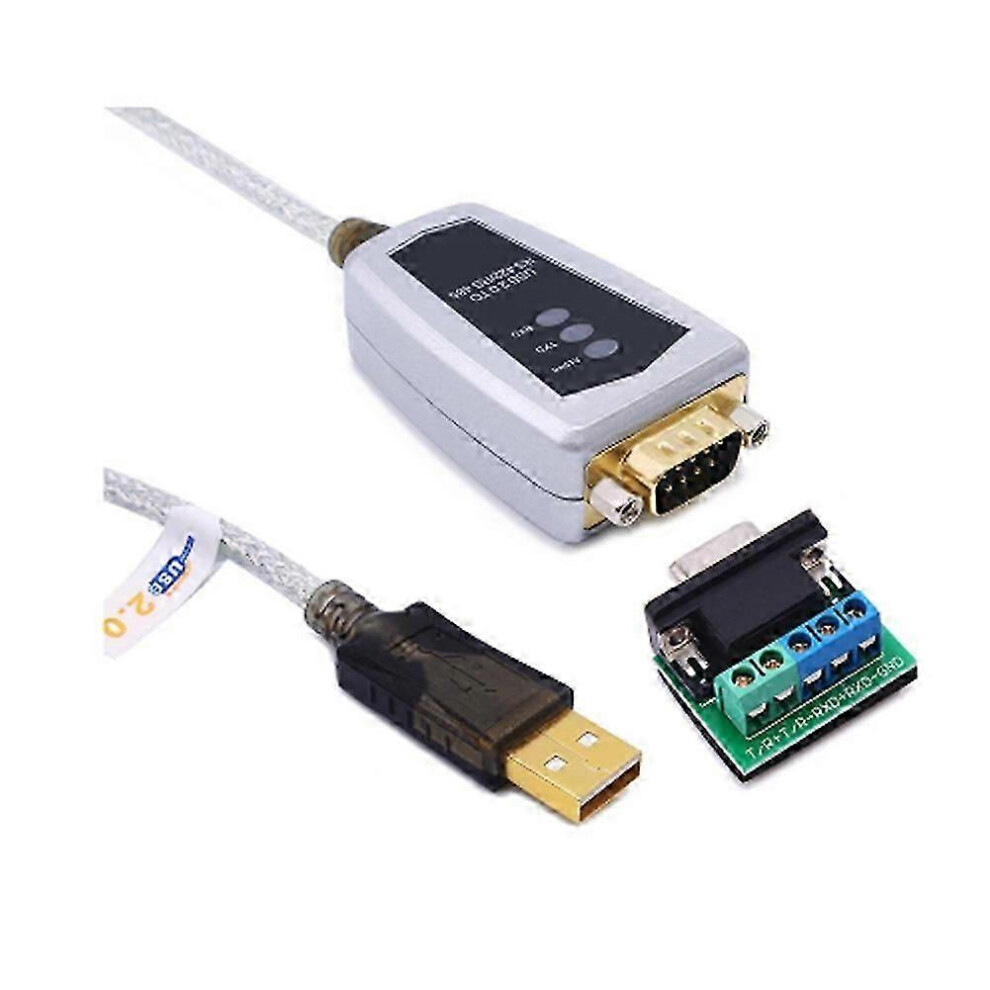 Photos - Power Tool Accessory Kikidex  USB 2.0 to RS485 RS422 Serial Converter Adapter Cable compatible with - Chip Windows 10 8 7 (As show, One size)