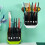(As show, One size) Wall Mounted Chopsticks Storage Rack Multipurpose Spoon Utensils Drain Holder 3