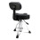 Drum Throne w/ Back Adjustable Height Hydraulic Drum Stool Seat Saddle 2