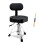 Drum Throne w/ Back Adjustable Height Hydraulic Drum Stool Seat Saddle 1