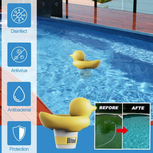 Healthier Pool Tablet Dispenser Easy Operation Pool Tablet Applicator Effervescent Tablet Diffuser Swimming Pool Accessories 2