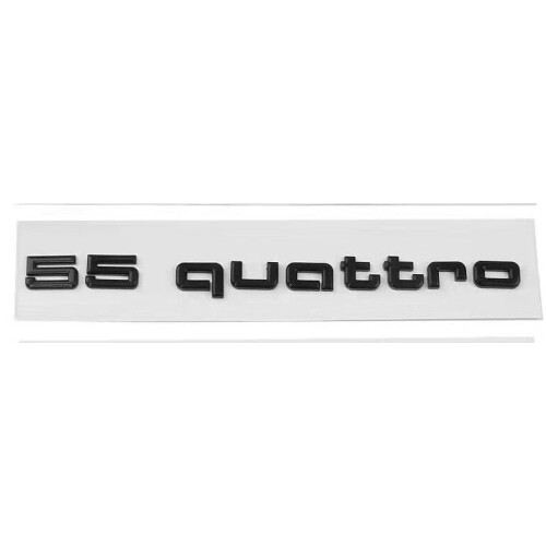 For Audi e-tron 55 Quattro Rear Badge Trunk Boot Emblem Sticker Gloss Black 1
