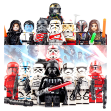 16pcs set Star Wars Minifigure Model Building Block Figure Toy Kid Toy