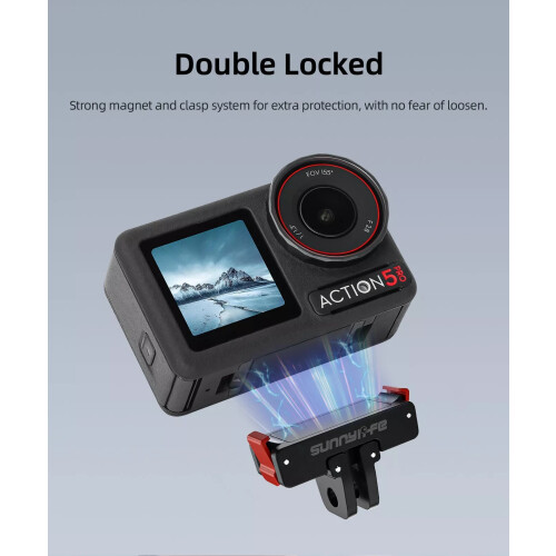 For DJI DJI Osmo Action 5 Pro/ 4/3/2 Camera Magnetic Quick Release Adapter 2