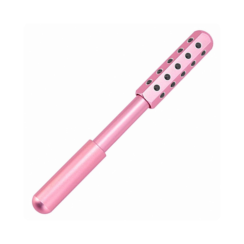 Pink (Pink) Beauty Sculptor Roller For Women, Germanium Stone Facial Massage Tool For Lifting, Sculpting, De-Puffing