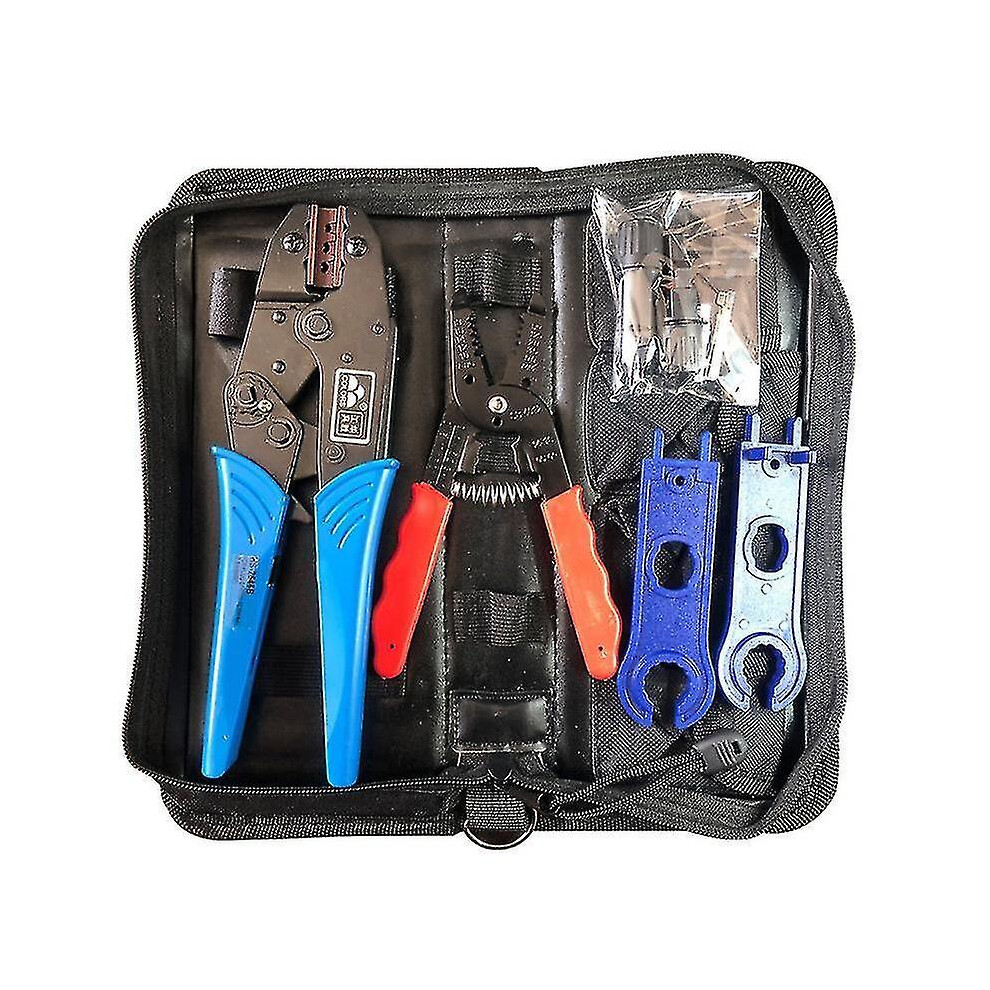(As Show, One Size) Tool Mc4 Crimping Pliers Solar Photovoltaic Crimping Pliers Ly-2546B Crimping Pliers For 2.5/4/6 Too 6909775793381