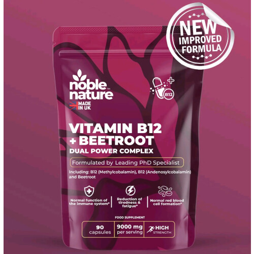 Vitamin B12 & Beetroot Complex - 9000mg of Beetroot per serving