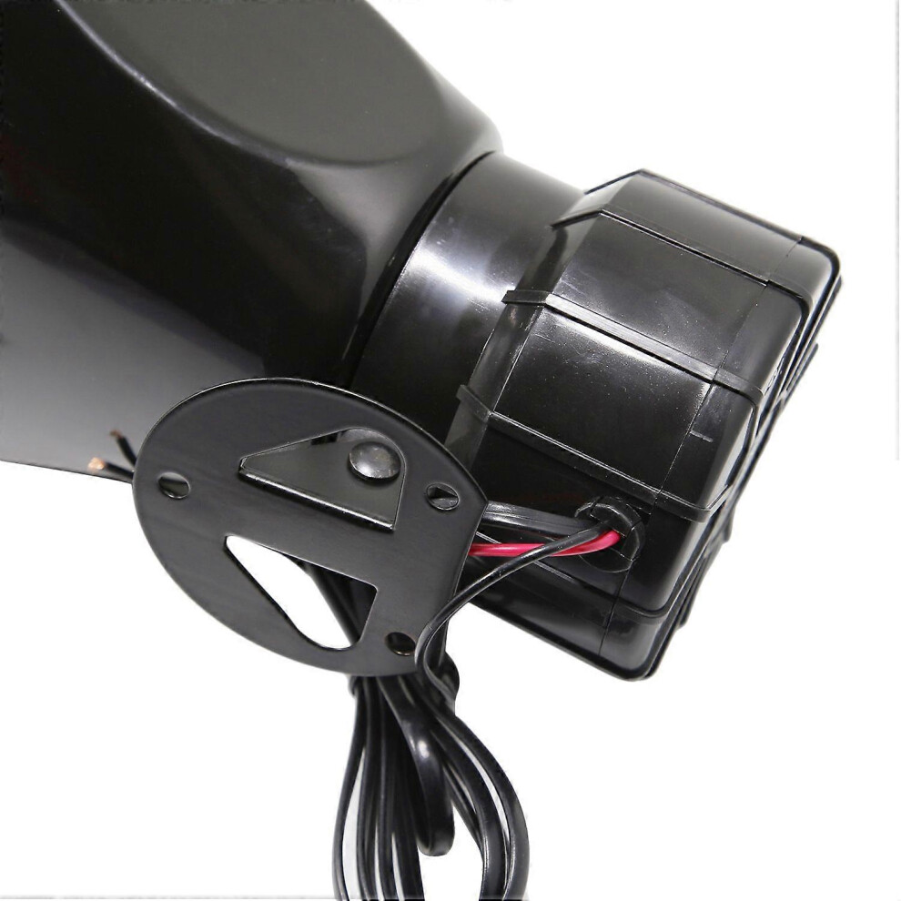 (As Show, One Size) Car Megaphone 5 Tone Alarm Horn 12V 110Db Loud Speaker Fire Alarm Ambulance Blaring Police Siren 6909775963975