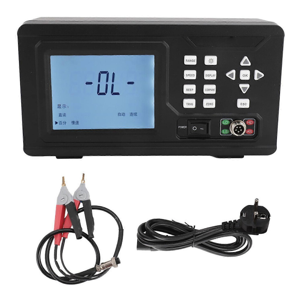 (As Show, One Size) Et511 10Uî© To 20Kî© Digital Megohmmeter High Accuracy Portable Dc Low Resistance Tester 110Â240Vac Eu 6909775656280