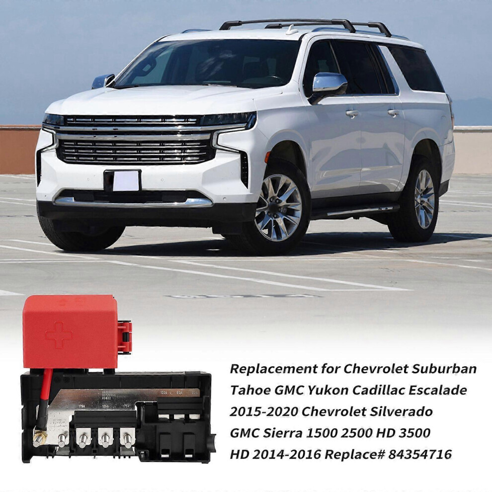 (As Show, One Size) Battery Distribution Fuse Block Replacement For Chevrolet Suburban Tahoe Gmc Yukon Cadillac Escalade 2015-2020 Chevrolet Silverado 6909775961247