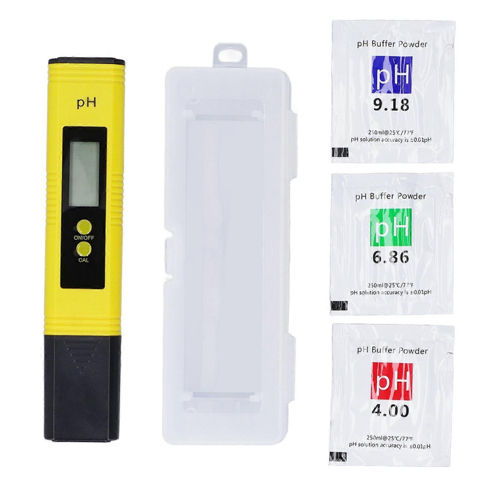 (As Show, One Size) Ph Tester Pen Accurate Measurement Auto Backlit Portable Ph Meter Water Quality Tester 0 To 14Ph 6909775630600