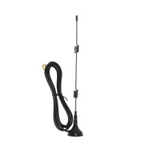 (As show, One size) XP‑2.4G‑001 2.4G Suction Cup Antenna with Magnetic Base SMA Interface High Gain WiFi Antenna Spring