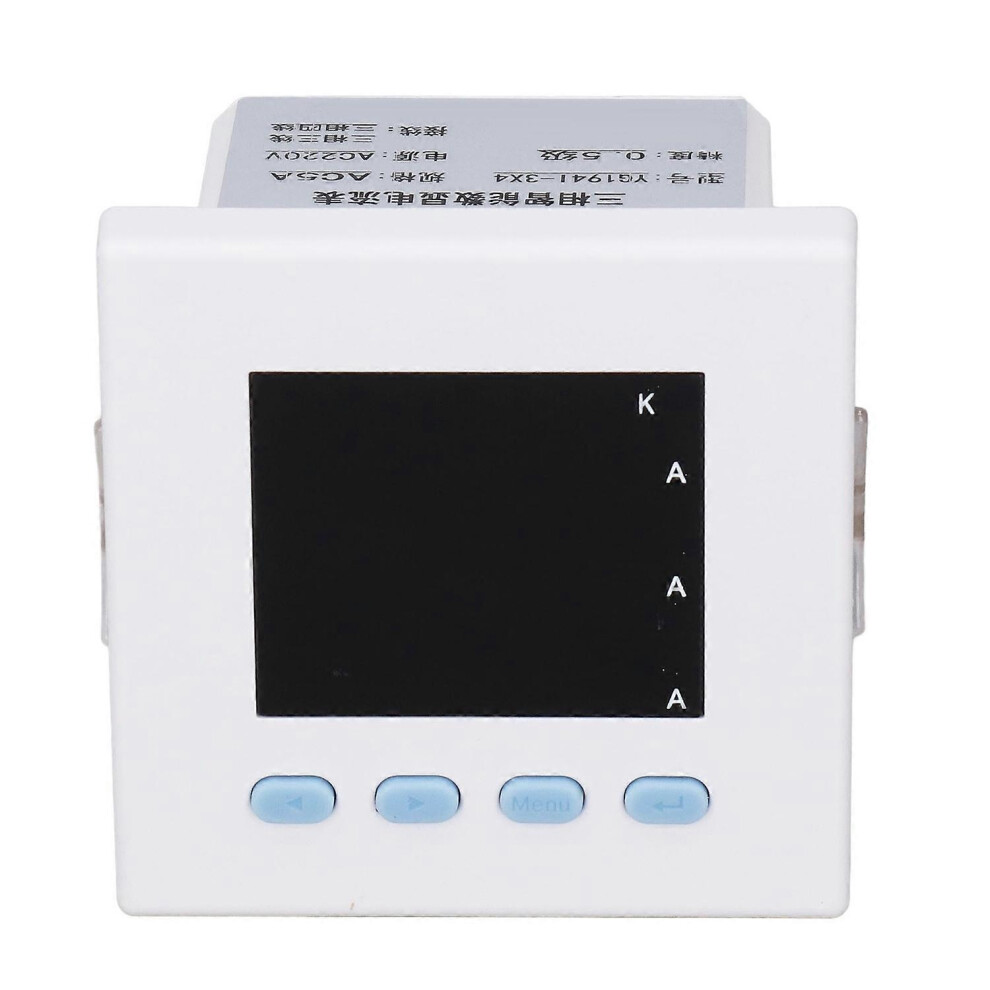 (As Show, One Size) Digital Electricity Meter 3 Phase Intelligent Abs Flame Retardant Housing Ammeter For Distribution A 6909775543177
