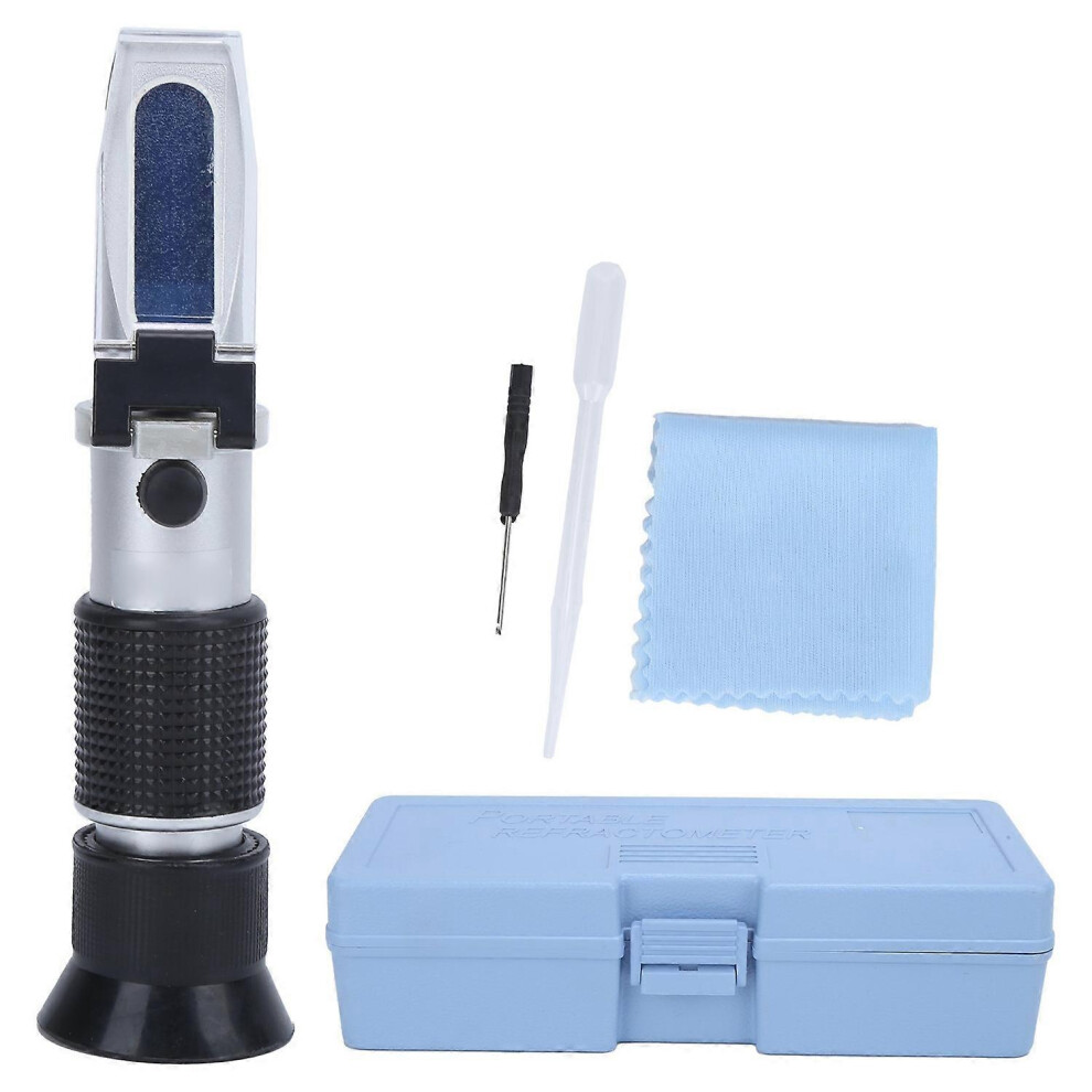 (As Show, One Size) Handheld Refractometer Ethylene Glycol Concentration Meter Water Battery Fluid Content Meter Tester Light 6909775653340