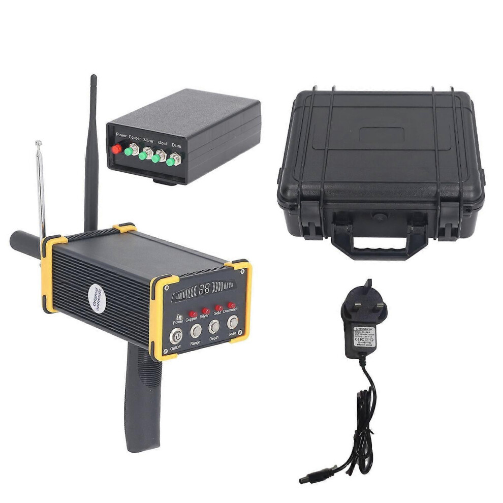 (As Show, One Size) Metal Detector High Sensitivity 15M Depth 1000M Range Handheld Underground Gold Finder With Light 10 6909775580219