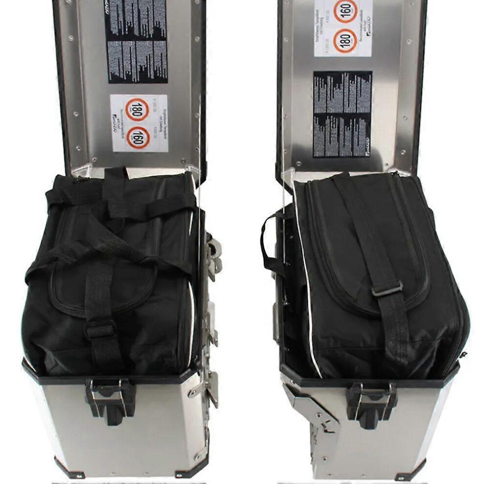 (As Show, One Size) 3-Piece Motorcycle Luggage Inner Bag Expandable Side Case Pannier Saddlebag Waterproof Shoulder Bag Compatible With R1200gs 6909775980125
